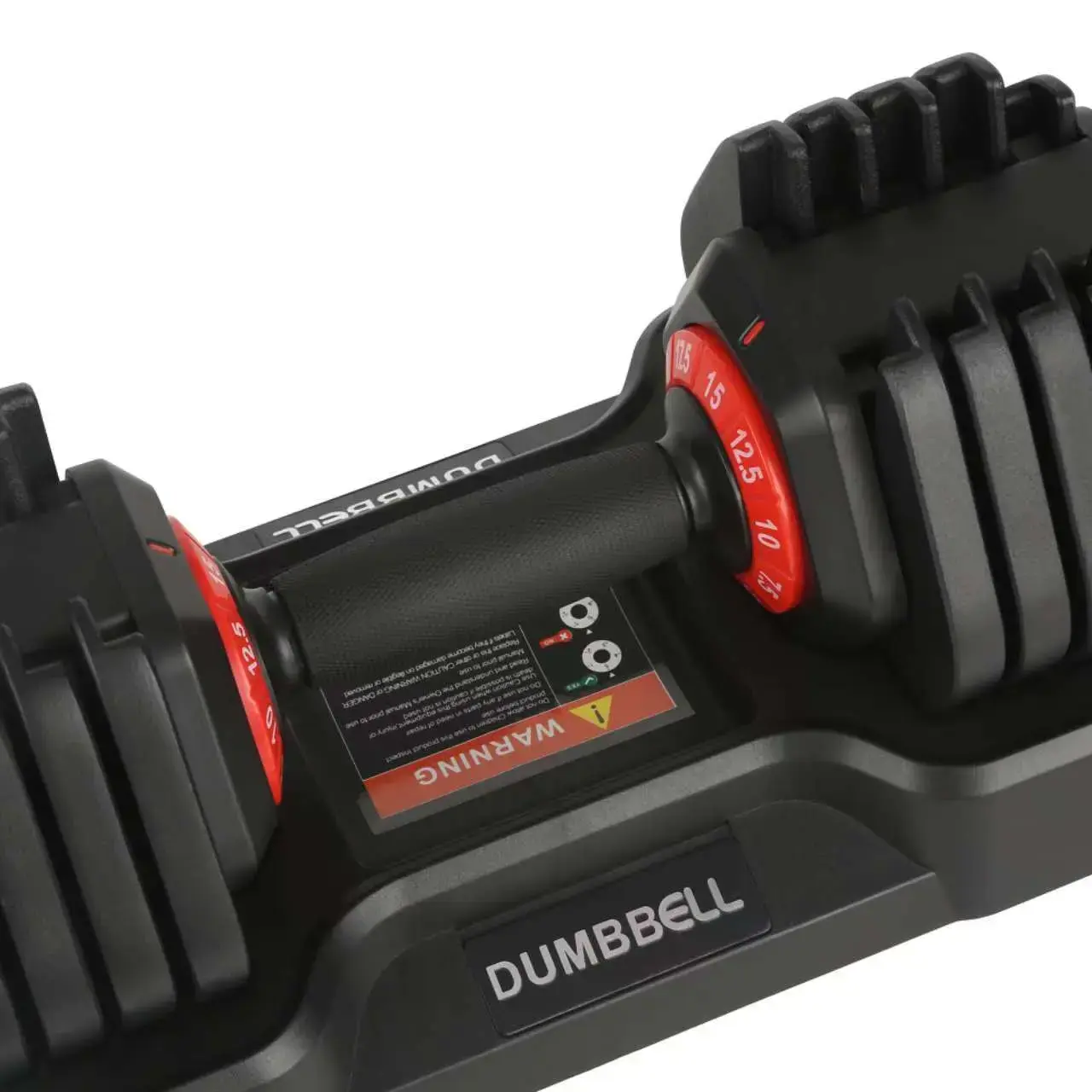 Adjustable dumbbell electroplating process